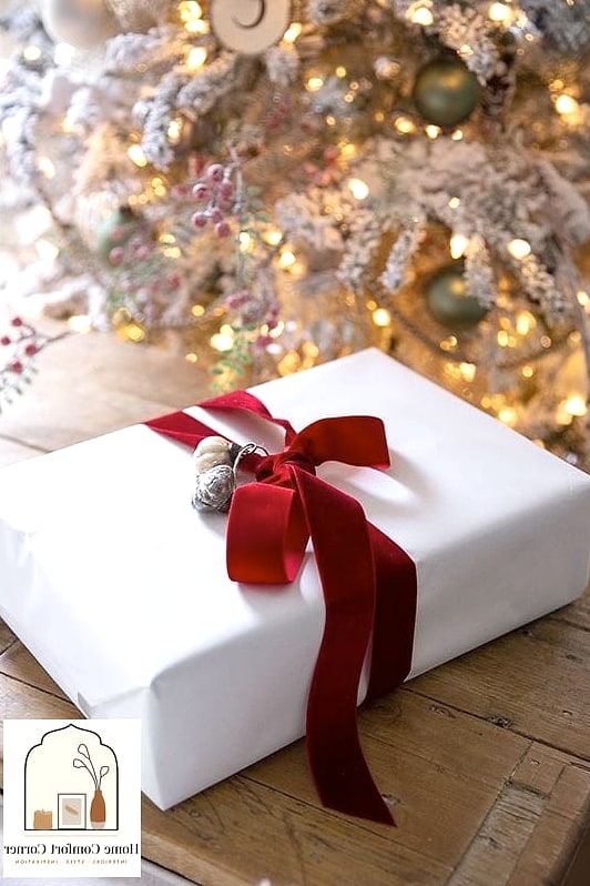 Wrapped Gift Boxes as Decor