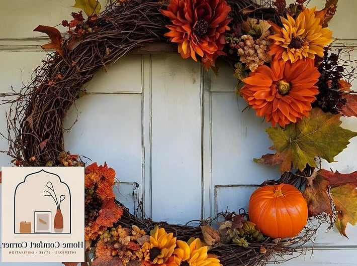 Wreaths Made from Natural, Dried Materials