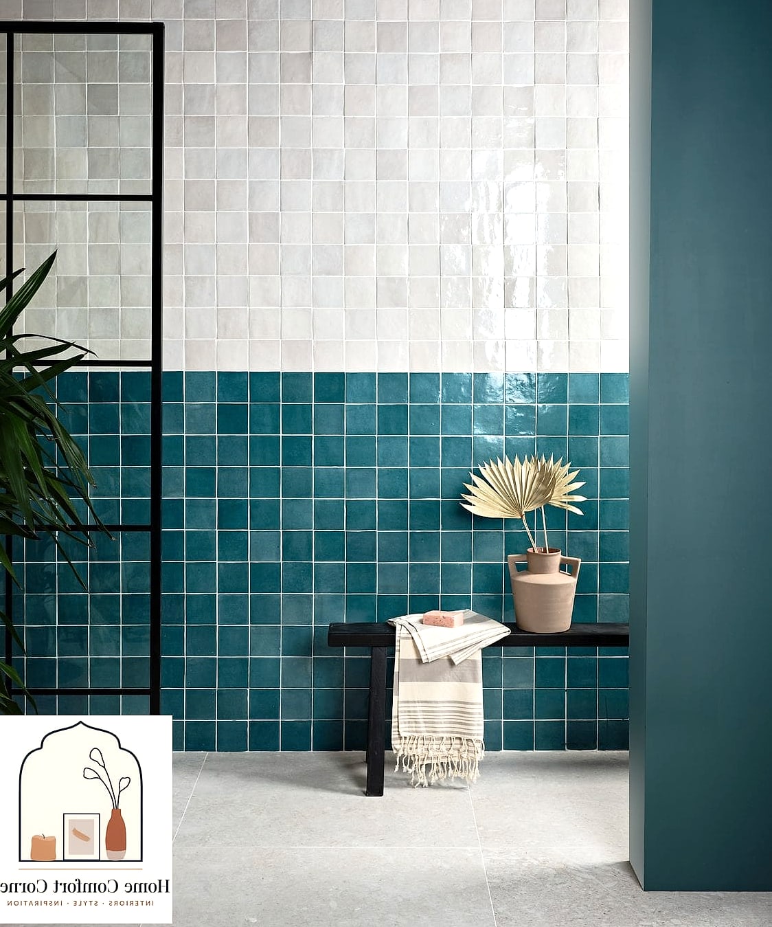 Zellige Tile in a Sunny Kitchen Nook